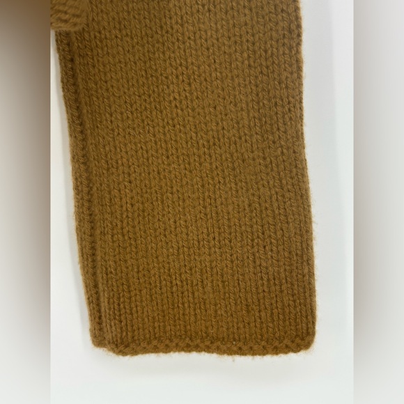 Vince Women's Off Gauge 100% Cashmere Brown Boat Neck Sweater In Women's Medium - Picture 13 of 13